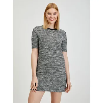 Oblečení a móda Šaty orsay Schwarz/ Weiß 4813246 M