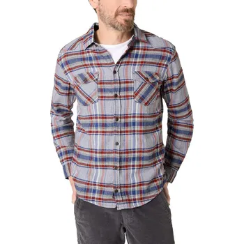 Pánská košile Košile Timezone Grau/ Blau/ Rot 210106 S