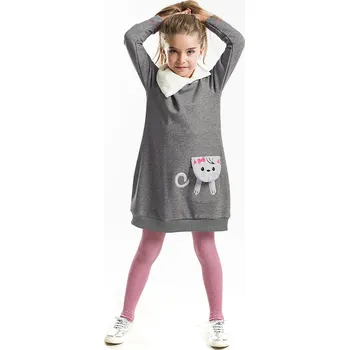 Dívčí šaty Denokids Grau 4044705 116