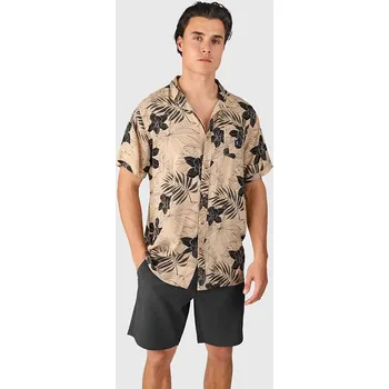 Pánská košile Košile Brunotti Beige/ Schwarz 5297181 L