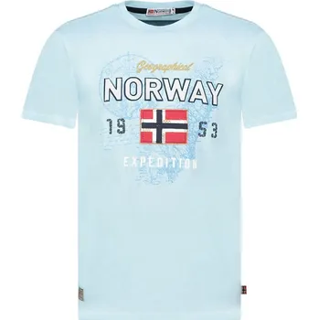 Pánské tričko Tričko Geographical Norway Hellblau 4253968 S