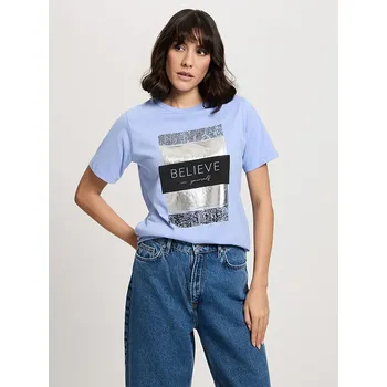 Tričko Cross Jeans Hellblau 4992130 M