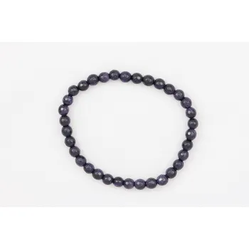 Náramek Náramek - Avanturín modrý synt. 3-4 mm