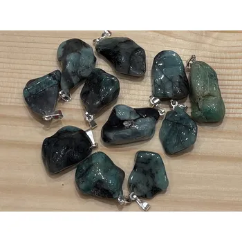 Přívěsek Přívěs Smaragd tromlovaný