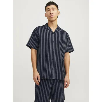 Pánské oblečení Košile Jack & Jones Dunkelblau 5447949 L
