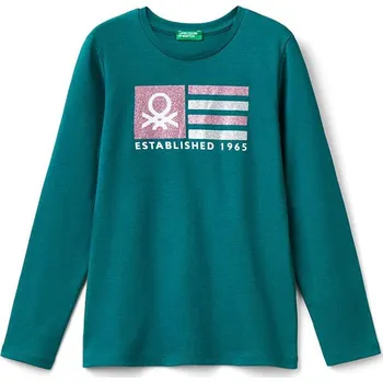 Tričko Benetton Grün 5547858 122