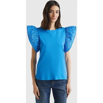 Dámské tričko Benetton Blau 5137136 L