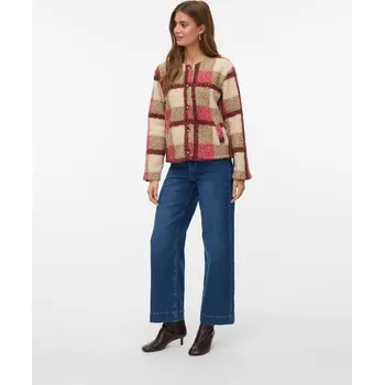 Dámská móda Bunda Vero Moda Beige/ Rosa 2489665 XS