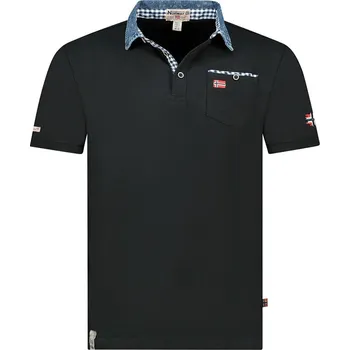 Pánské tričko Tričko Geographical Norway Schwarz 7999802 S