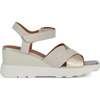 Dámské sandále Geox Weiß/ Silber 6341323 38