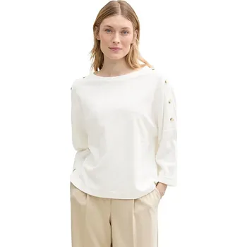 Dámské tričko Tom Tailor Creme 5455152 L