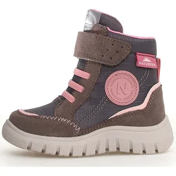 Dívčí kozačky Naturino Braun/ Grau/ Rosa 5086157 36