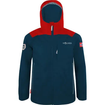 Dívčí bunda Trollkids Dunkelblau 9517071 116