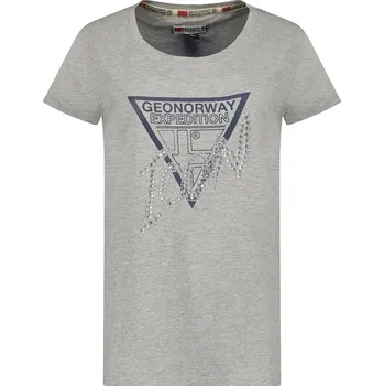 Dámské tričko Tričko Geographical Norway Grau 5535536 XL