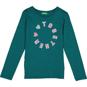 Dívčí tričko Tričko Benetton Grün 8861368 160