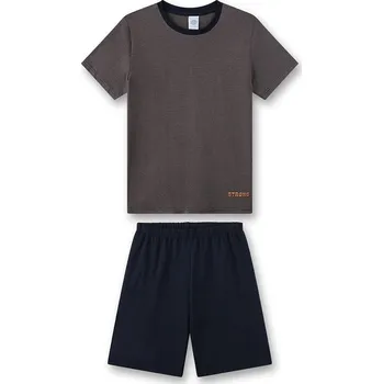 Chlapecké pyžamo Sanetta Anthrazit/ Schwarz 3038538 128