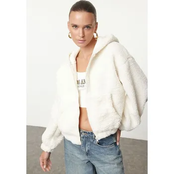 Dámská mikina Mikina trendyol Creme 5895512 M