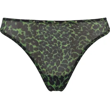 Dámské spodní prádlo Kalhotky Marlies Dekkers Schwarz/ Grün 4107998 L