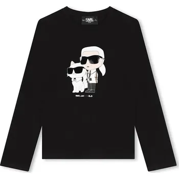 Dívčí tričko Tričko Karl Lagerfeld Kids Schwarz 9235081 164