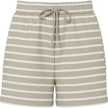 Kraťasy Pieces Beige/ Weiß 6359365 XL