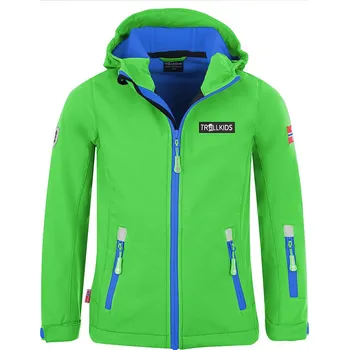 Dívčí bunda Trollkids Grün/ Blau 9838538 164