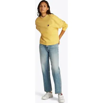 Dámská móda Mikina TOMMY JEANS Gelb 6779362 XL