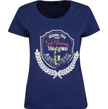 Dámské tričko Tričko Geographical Norway Dunkelblau 6324492 S
