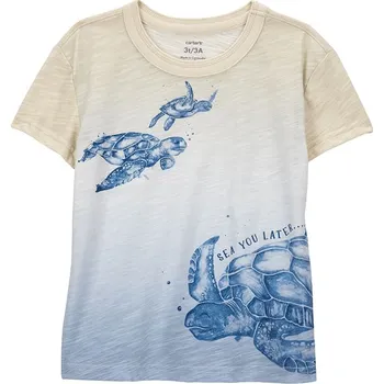 Chlapecké tričko Tričko carter's Beige/ Blau 7684823 92