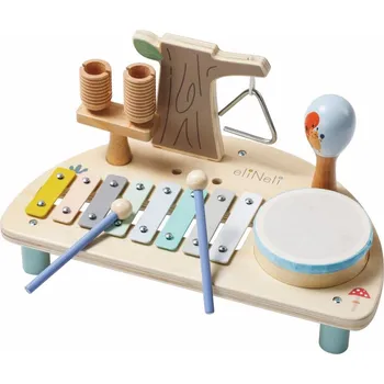 Hudební nástroj pro děti eliNeli Hudební stolek pro děti - les s 5 hudebními nástroji