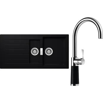 Kuchyňský dřez Set Schock S3-6 (dřez Signus D-150 Puro + baterie SC-520 Puro)