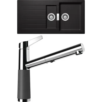 Kuchyňský dřez Set Schock S3-5 (dřez Signus D-150 Stone + baterie SC-510.120 Stone)