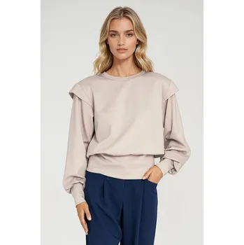 Dámská móda Mikina Nife Beige 820491 40