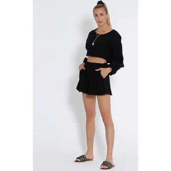 Dámské kraťasy Kraťasy SASSYCLASSY Schwarz 6393494 S