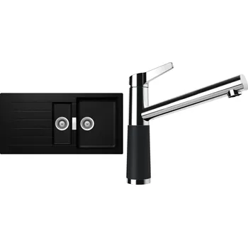 Granitový dřez Set Schock S3-4 (dřez Signus D-150 Magma + baterie SC-510 Magma)