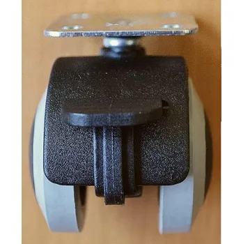 Nábytkové kování 60055 - Kolečko ROL-N 40 PU, pásek, plotýnka+brzda (60055 - Kolečko ROL-N 40 PU, pásek, plotýnka+brzda. Praktický doplněk do interiéru.)