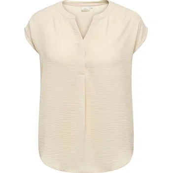 Dámské tričko Tričko ONLY Carmakoma Beige 4355307 54