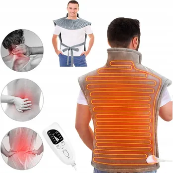 Polštář ELEKTRICKÝ POLŠTÁŘ VYHŘÍVACÍ PODLOŽKA NA ZÁDA, 120W