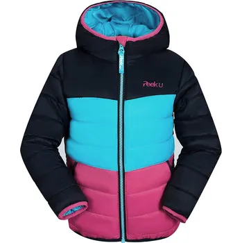 Dívčí bunda Peek U Dunkelblau/ Türkis/ Pink 766007 116