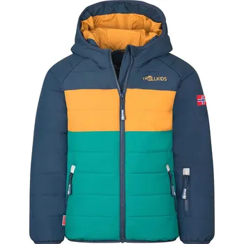Dívčí bunda Trollkids Dunkelblau/ Türkis 3992093 152