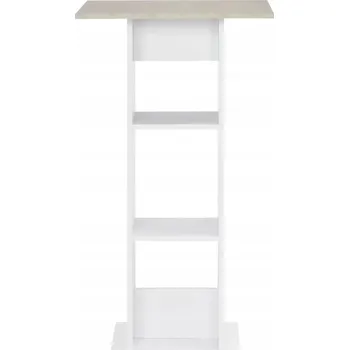 Jídelní stůl Kuchyňský stůl VidaXL čtvercový bílý 60 x 60 x 110 cm