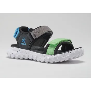 Dívčí sandály Kamik Grau/ Blau/ Grün 7130302 36