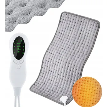 Polštář Elektrický Vyhřívací Polštář na záda a krk Vyhřívací Podložka 60x30 Ovladač