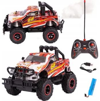 RC model auta RC AUTO NA DÁLKOVÉ OVLÁDÁNÍ MONSTER TRUCK - EFEKT KOUŘE A SVĚTEL
