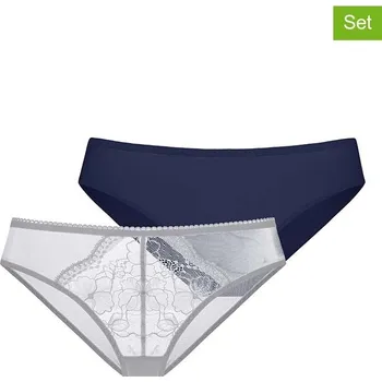 Dámské oblečení Kalhotky Dorina Grau/ Dunkelblau 5815436 M