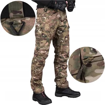 Pánské kalhoty Pánské pracovní kalhoty kapsáče vojenské taktické maskáčový ochranné L