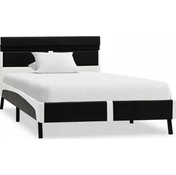Ložnice Čalouněná dvoulůžková postel VidaXL 90x200 cm černá