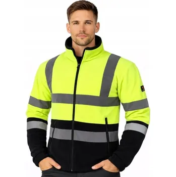 Pracovní obuv POLAR pracovní REFLEXNÍ teplá mikina fleecová OCHRANNÁ BOZP ZATEPLENÁ 2XL