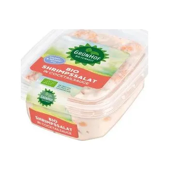 Hotové jídlo Grünhof Krevety v koktejlové omáčce 125g bio BIO BEZLEPEK Množství: 1 ks