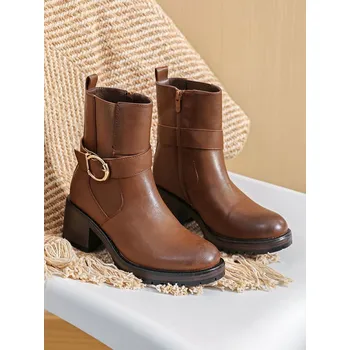 Dámské kozačky Kozačky Sixth Sens Hellbraun 7044979 36