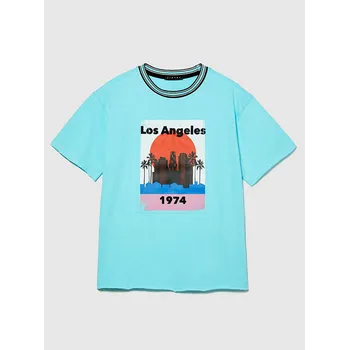 Chlapecké tričko Tričko Sisley Hellblau 2005978 150